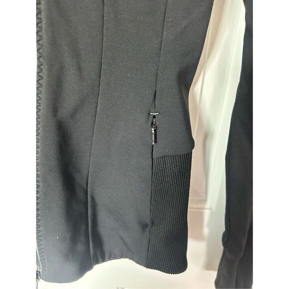 ATHLETA Shanti Jacket Womens xxs extra extra Small Black Full Zip Running Perfor - Picture 5 of 6
